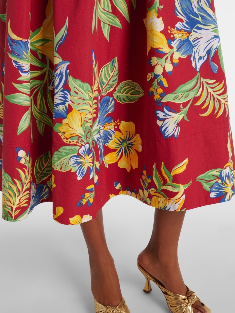 Polo Ralph Lauren
Tropical-Floral Cotton Poplin Midi Dress - Picture 6 of 11